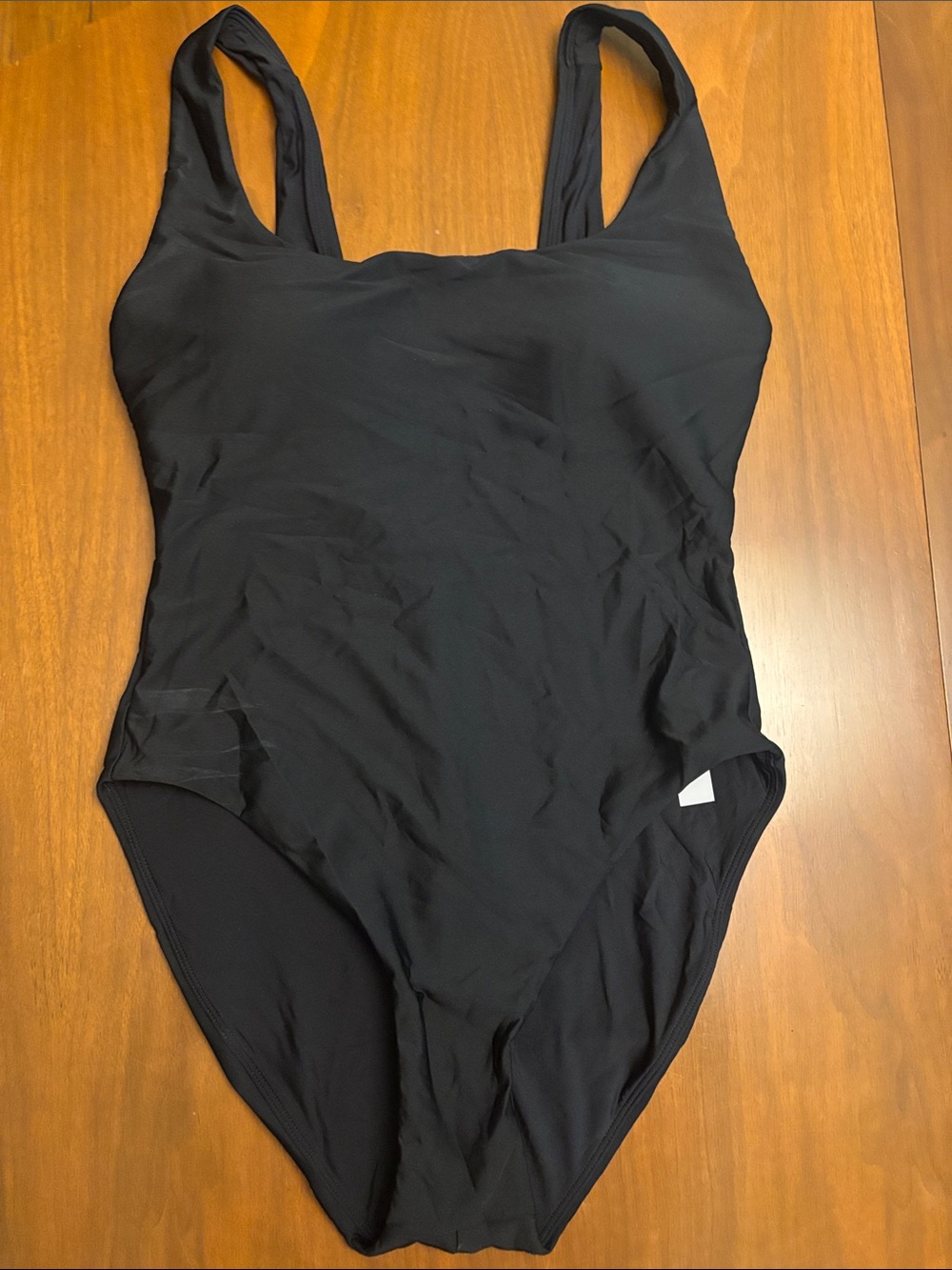 J. Crew Classic Sculpt Black One-Piece Swimsuit with Wide Straps